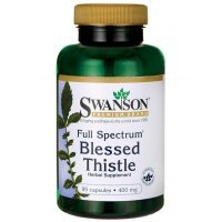 Swanson, Full Spectrum Blessed Thistle, drapacz lekarski - na problemy trawienne, 90 kapsułek