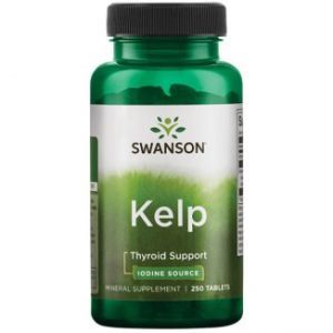 Swanson, Kelp 225 µg, 250 tabletek