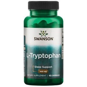 Swanson, L-tryptofan 500 mg, 60 kapsułek