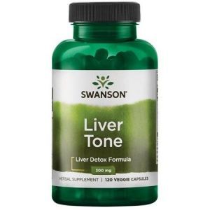Swanson, Liver tone - liver detox form - zdrowa wątroba, 120 kapsułek