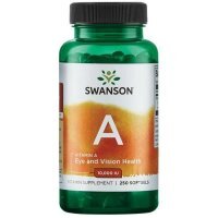Swanson Vitamin A, witamina A 10000 IU, 250 kapsułek
