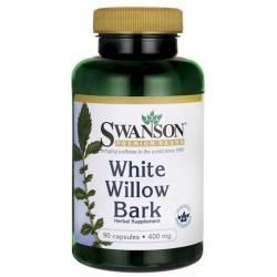 Swanson, White willow bark, kora wierzby białej 400mg, 90 kapsułek