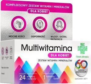 Świat Zdrowia, Multiwitamina dla kobiet, 60 tabletek powlekanych