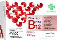 Świat Zdrowia, Witamina B12 max 100 ug, 100 tabletek do ssania