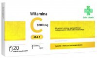 Świat Zdrowia, Witamina C 1000mg Max, 20 tabletek powlekanych