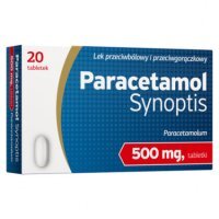 Synoptis, Paracetamol 500mg, 20 tabletek