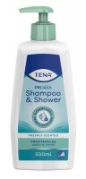 TENA, szampon-żel pod prysznic, 2w1, 500ml