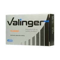 Valinger, tabletki na potencję 25mg, 4 tabletki