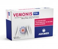 Vemonis Femi - na bóle miesiączkowe, 12 tabletek