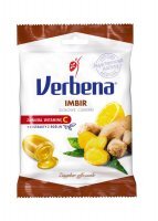 Verbena Imbir, ziołowe cukierki z witaminą C, 60 g