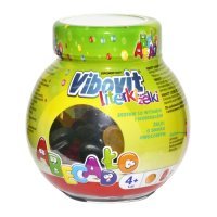 Vibovit Literki Żelki, dla dzieci od 4 lat, smak owocowy, 50 sztuk