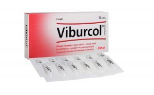 Viburcol Compositum Heel - na gorączkę, bolesne ząbkowanie, 12 czopków