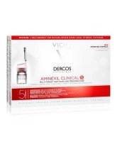 Vichy Aminexil Clinical 5 dla kobiet, kuracja przeciw wypadaniu włosów o kompleksowym działaniu, 21 ampułek x 6ml