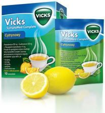 Vicks SymptoMed Complete Cytrynowy, 10 saszetek