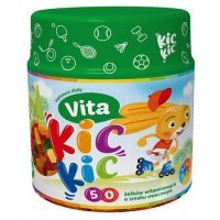Vita Kic Kic, 50 żelków witaminowych o smaku owocowym