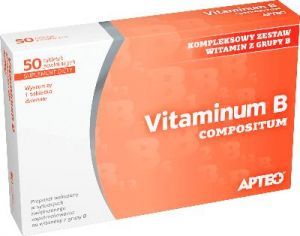 Vitaminum B compositum, Apteo, 50 tabletek