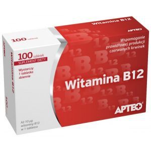 Witamina B12, Apteo, 100 tabletek