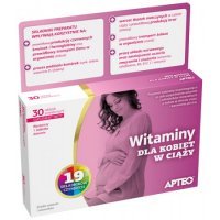Witaminy dla kobiet w ciąży, Apteo, 30 tabletek