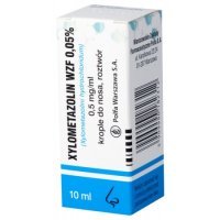 Xylometazolin WZF 0,05%, krople do nosa, 10ml