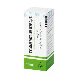 Xylometazolin WZF 0,1%, krople do nosa, 10ml