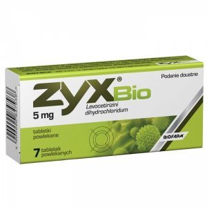 Zyx Bio 5mg, 7 tabletek